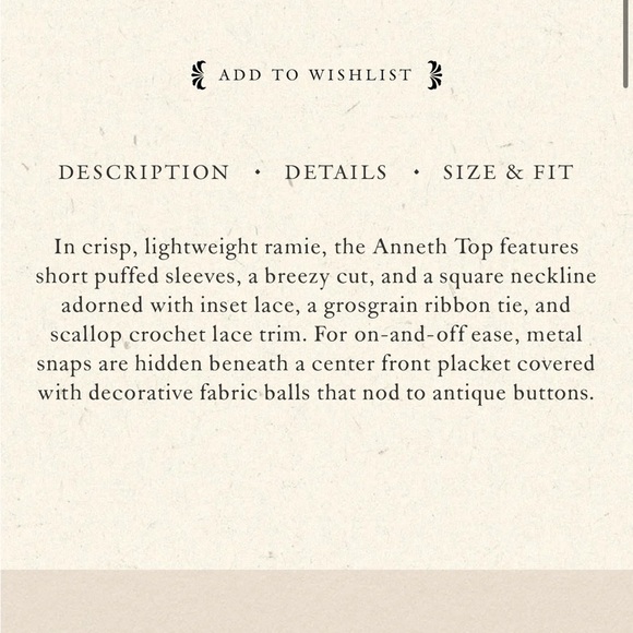 Doen Anneth Top, Black, XS! - Picture 10 of 10